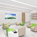 Modern Well Planned Bank Interior 3D Layout Design With Complete Business Service And Office Zones