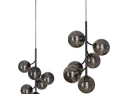 Callisto black pearl chandelier 18w model