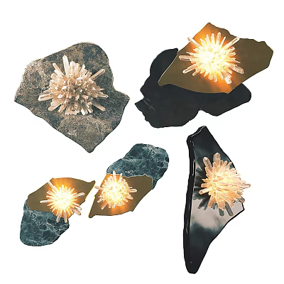 Modern wall lamp 3d model Modern wall lamp 3d model