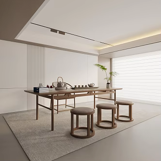 Modern Tea Room 3d model