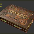 Wooden Box Storage Box Item Box Collection Box Jewel Box Small Box Container Realistic 3d model