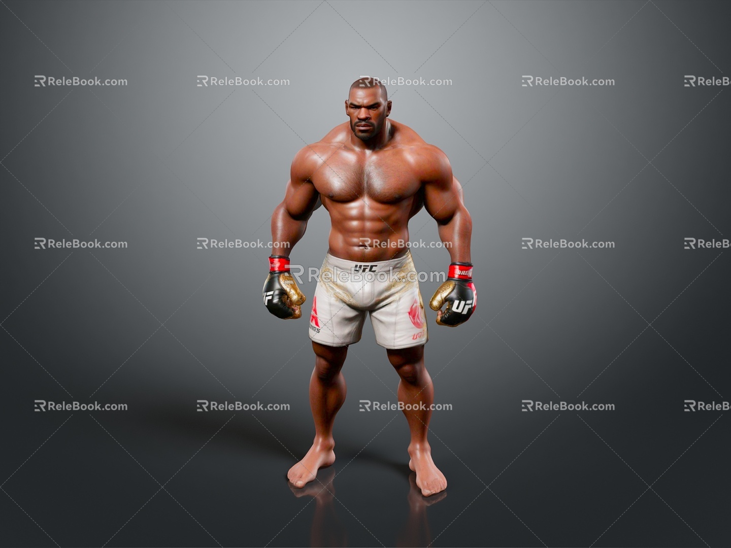 Muay Thai Tyson Free Fight Fighting Athlete Muay Thai Athlete Boxer Boxer Athlete 3d model