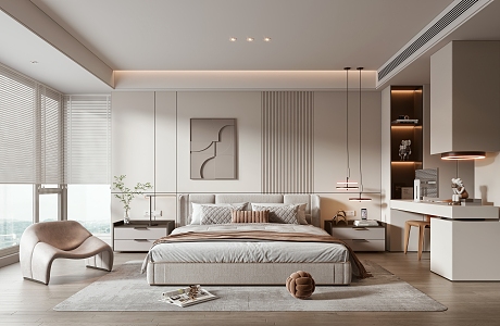 Modern Bedroom 3d model