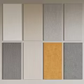 Various Color Fabric Samples With Different Textures For Home Interior Design