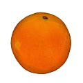 Fresh Ripe Orange Fruit With Vibrant Color Isolated On Black Background