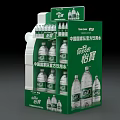 Promotional Display Stand For Stacked Bottled Drinks With Green And White China National Formula Packaging