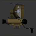 Infrared Steiner Laser Pistol Light Source Firearm Sight Firearm Device 3d model