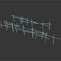 Wooden Fence Scene Components For Miniature Model Decoration And Craft Projects