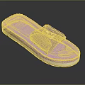 Purple Indoor Slippers With Comfortable Footbed And Textured Non Slip Sole For Home Daily Wear
