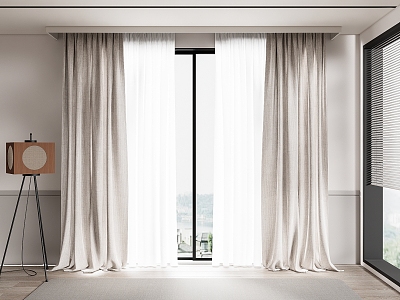 modern curtain fabric curtain gauze curtain fabric curtain model