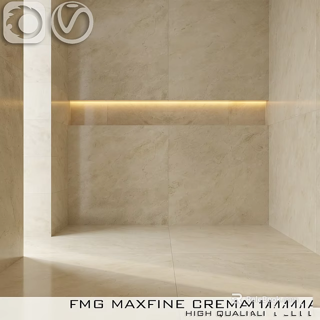 Modern Open Kitchen Interior With Island Counter Cabinets And Lighting 3d model