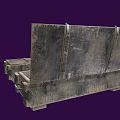 Vintage Wooden Storage Boxes With Rustic Metal Clasps Open And Closed Design Worn Surface Texture