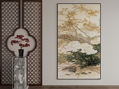 New Chinese Decorative Painting 3d model