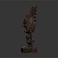 Ruins Relics Maya Ruins Maya Totem Totem Tribal Totem Ancient Ruins Ancient Cultural Relics 3d model