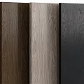 Modern Wooden Wall Paneling With Various Wood Grain Textures And Color Options