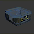 Box Small Box Container Realistic 3d model