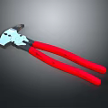 Professional Hardware Tool Pliers with Red Handles for DIY and Workshop Use