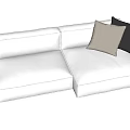 Double sofa 3d model
