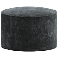 Brick Modern Grey Fabric Stool 3d model