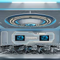 Modern School Classroom Featuring Organized Student Seats Digital Screens And Teaching Equipment
