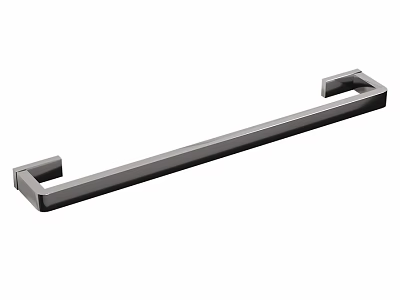 Modern Sleek Metal Towel Rack For Bathroom Daily Use Essentials 3d model