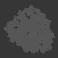 Tall Tree with Lush Green Foliage and Dense Canopy Human Figure Nearby for Scale