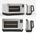 Modern Stainless Steel Electric Kettle With Digital Display And Control Buttons For Daily Home Use