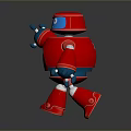Robot Assistant Small Robot Butler Robot Butler Figure Game Figure 3d model