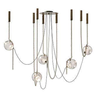 Modern Chandelier Metal Chandelier Glass Chandelier Dining Room Chandelier Living Room Chandelier 3d model