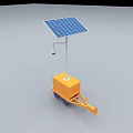 Modern monitoring car 3d model
