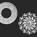 European-style Simple Carved Carved Decoration Carved European-style Carved Pattern Carved 3d model