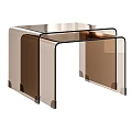 Clear Acrylic Furniture With Black Metal Frame And Modern Minimalist Design