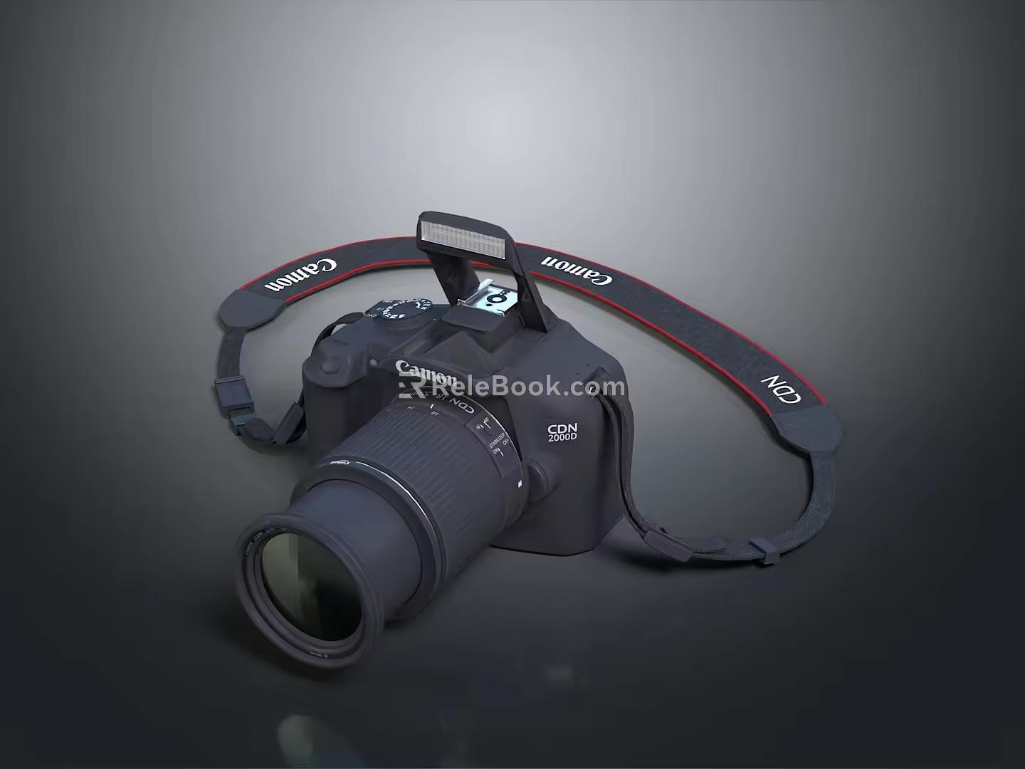 DSLR Camera Card Machine Digital Camera Digital Camera Photographic Equipment 3d model