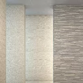 Textured Wall Components With Stone And Brick Patterns For Interior Design 3d model