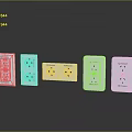 White Gosund Switch Panels Featuring Various Switches And Sockets In Modern Design
