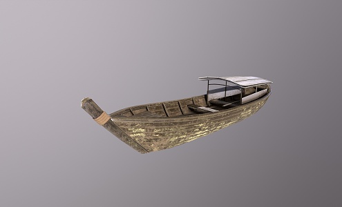 Boat Wooden Boat 3d model