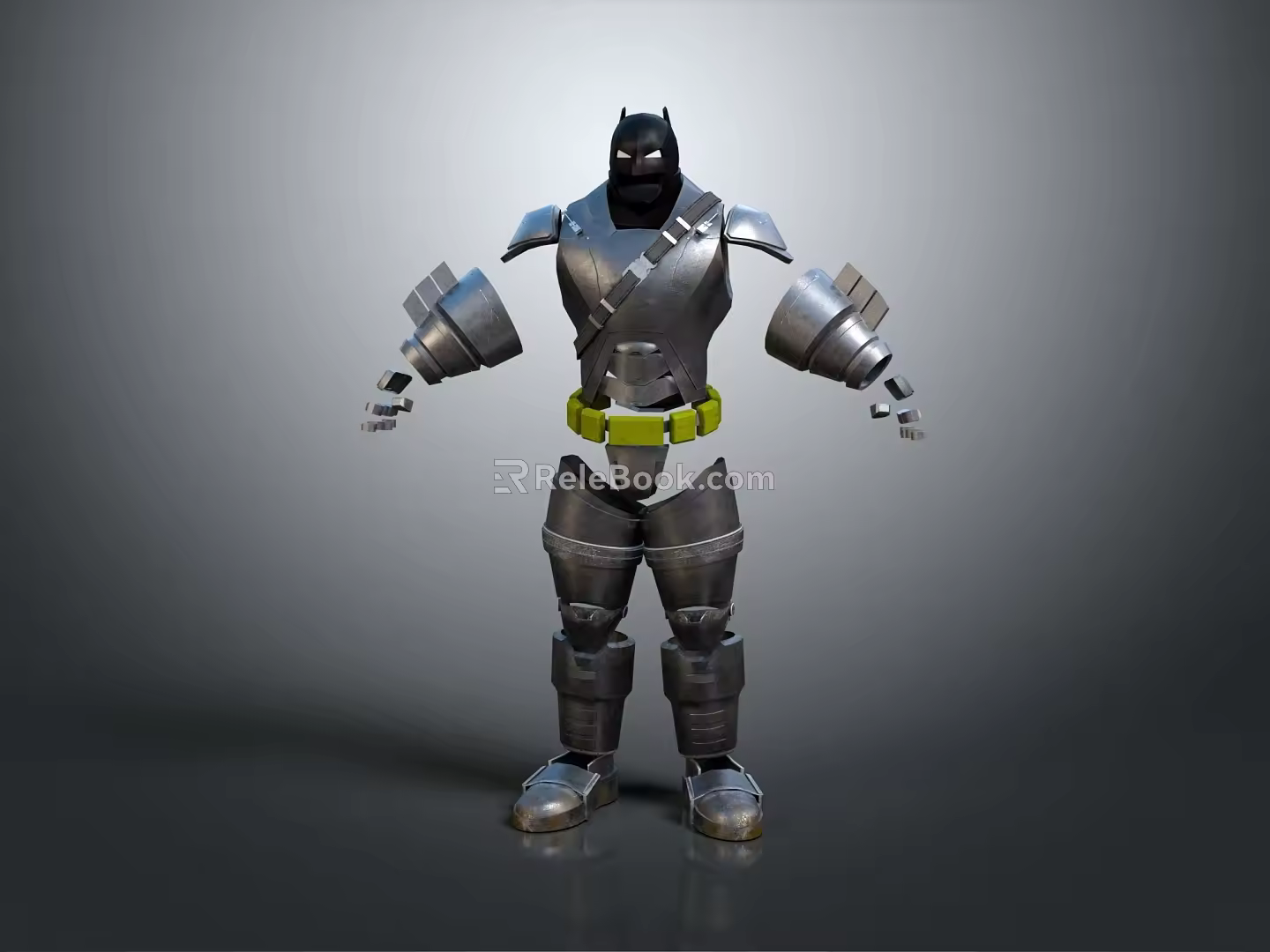 Modern Robot Assistant Small Robot Butler 3d model