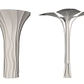 Modern Special-shaped Column Creative Column Decorative Column Package Column Modeling Column Petals Column 3d model