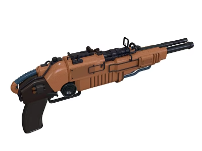 Sci-fi Gun 3d model
