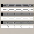 Modern Socket Rail Socket Mobile Socket Kitchen Socket 3d model