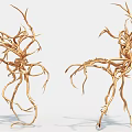 Dead Branch Growth Art Device Mineral Art Device Ornaments Device 3d model
