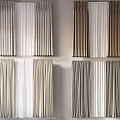 Modern Curtain Combination 3d model