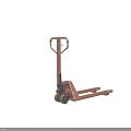 Orange Manual Hydraulic Pallet Truck Heavy Duty Hardware Tool With Ergonomic Handle And Wheels