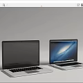 modern computer apple computer 3d model