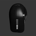 Modern Black Ergonomic Wireless Mouse With Scroll Wheel And Side Buttons