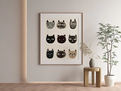 decorative painting 3d model
