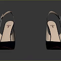 Pointed Toe Leather High Heels With Stiletto Heel Red Sole And Buckle Strap