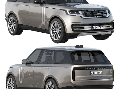 Hyundai Land Rover Range Rover off-road vehicle 3d model