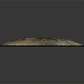 Detailed 3D Terrain Model Showcasing Mountainous Landscape Coastal Features And Blue Ocean