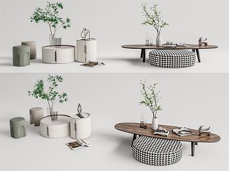 Modern coffee table 3d model